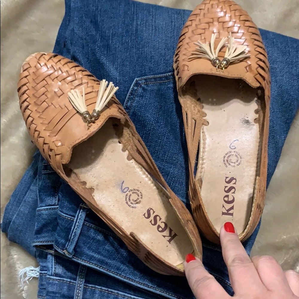 Leather sandals from Mexico